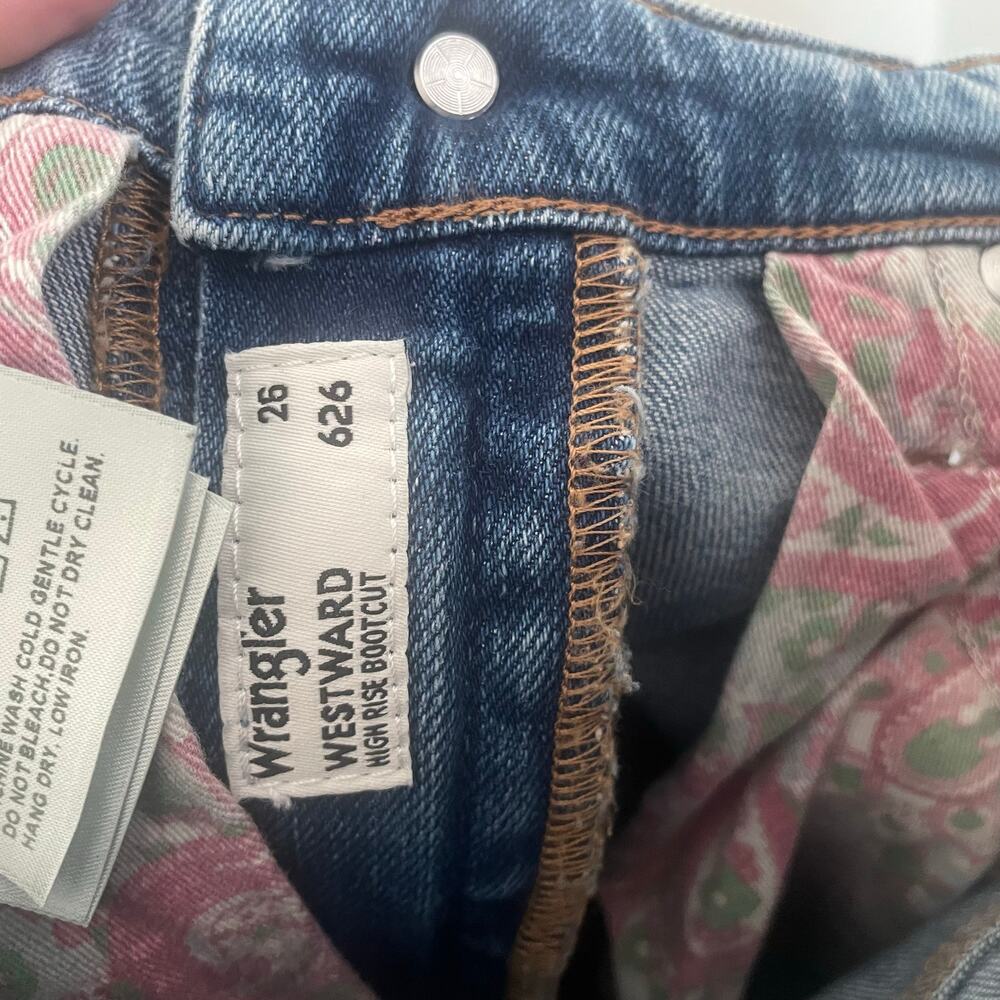 Wrangler x Fender Westward 626 High Rise Bootcut Jeans 26x32 - Picture 13 of 16